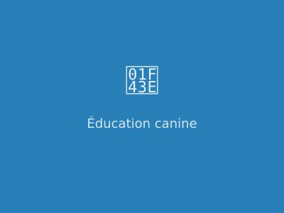 Atelier d'éducation canine