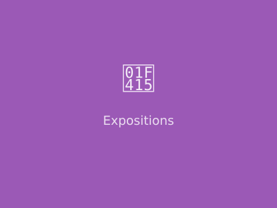 Expositions