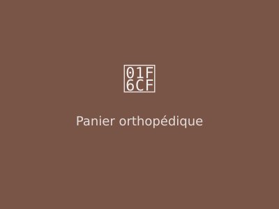 Panier confort